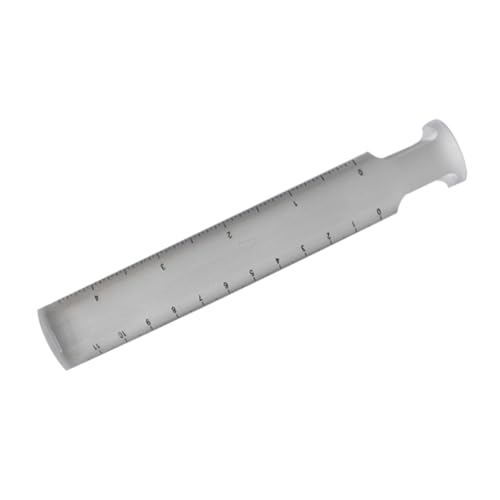 Règle loupe compacte en acrylique avec grossissement x2 - Double échelle métrique pour ingénieurs et amateurs - Règles royales métriques