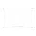 Lumaland Sonnensegel Rechteckig 3 x 4 Meter | Wetterbeständiger Sonnenschutz inkl. Befestigungsseile | Terrasse, Garten & Balkon Schattenspender aus HDPE Segelstoff mit UV Schutz [Weiß]