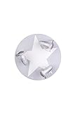 Acabado de alta calidad Lámpara LED de techo gris con estrella blanca para 3 bombillas LED máx. 40 W.