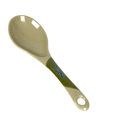 Japanbargain 2345, Set Of 2 Serving Spoons Japanese Soup Serving Spoons Chinese Soup Serving Spoons Rice Serving Spoons Table Serving Spoons, Green Melamine #TOP1
