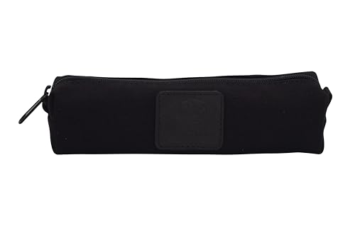 GERMANUS Federmäppchen Schlamper Aurel, Baumwolle - Made in EU (Schwarz)