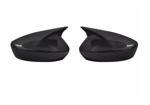 Boîtier de rétroviseur style fibre de carbone pour Atenza 6, finition miroir noir luxe