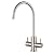 ROLYA 304 Stainless Steel 2 Way Instant Hot and Cold Water Dispenser Boiling Water Faucet Only Brushed Nickel