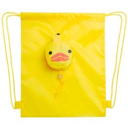 Vasara Mochila Granja Pollito Amarillo - Mochilas, Petates Infantiles Plegables para Niños. Recuerdos, Regalos y Detalles Comuniones, Bodas, Fiestas Cumpleaños