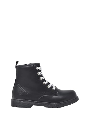 Rangers Lumberjack Eudora pour fille - Bottines à lacets en cuir noir