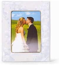 Lenox Ivory Picture Frame with Silver Flourish 5x7