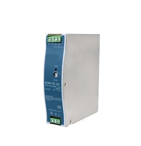 Alimentation à découpage EDR-75 avec tension 24V stable contre les pannes