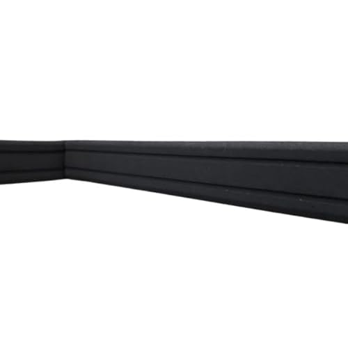 Boiserie Moldura Rodameio Eva Autocolante Orion 2,5cmx5mm 20 Metros (Preto)