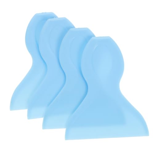 LOLIPPYY 4 piezas Raspadores de Plástico para Vinilo de Coche Aplicador Ergonómico para Película de Ventana Herramientas Portátiles y Versátiles para Eliminar Adhesivos y Rayones Cristales