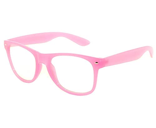 Image of OWL Retro Style Sunglasses 80's Classic Vintage Unisex Nerd Colored Frame