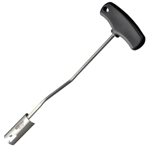 KS Tools 500.7530 T-Griff-Zündkerzenstecker-Abzieher, gebogen, lang, Size, Farbe