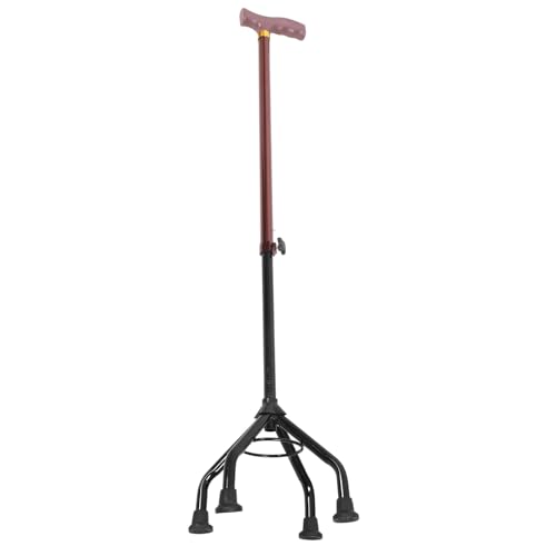 BAZEITFLOW Bastón Ajustable de Aluminio para Senderismo y Caminar Mango Antideslizante Ergonómico Cuatro Patas Desmontables para Mayores y Actividades al Aire BAZEITFLOW Bastón Ajustable de Aluminio para Senderismo y Caminar Mango Antideslizante Ergonómico Cuatro Patas Desmontables para Mayores y Actividades al Aire