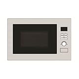 Cookology Essentials AEMWG25SS Built-in Microwave Oven & Grill - 25L Compact Microwave - 900W Power - 1000W Grill - 8 Auto Programs - 5 Power Levels - Defrost - Child Safety Lock - Stainless Steel