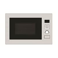 Cookology Essentials AEMWG25SS Built-in Microwave Oven & Grill - 25L Compact Microwave - 900W Power - 1000W Grill - 8 Auto Programs - 5 Power Levels - Defrost - Child Safety Lock - Stainless Steel