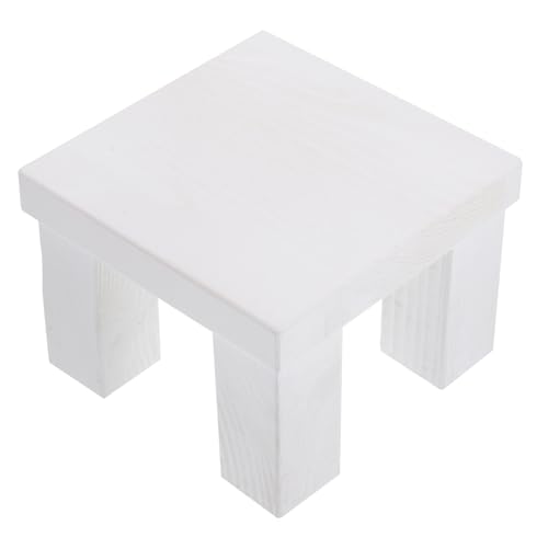 Sgabello in Legno Per Fotografia Mini Panca Decorativa in Naturale Per Foto Di Neonati E Bambini