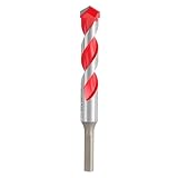 Milwaukee 48-20-9045 Drill Bit, 3/4 in Dia, 6 in OAL, Wide Flute, 3/8 in Dia Shank, 3-Flat Shank
