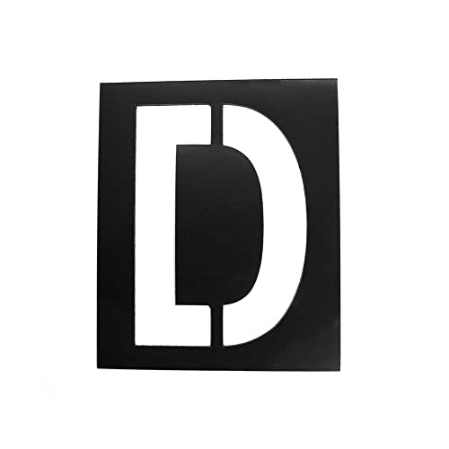 Pochoir magnétique hauteur 10cm Lettre D Cover