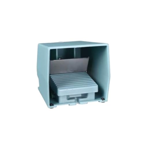Interruptor de pie XPEM510 con carcasa metálica y contactos 1NC + 1NA para control industrial