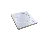 L120 x P120 x H12 mm Homewell Porte gobelet Bulles en Solid Surface, Type Corian