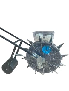 Aashna 12 Mouth Manual Seeder with Stainless Steel Cover & Iron Reversing Panel | Hand-Push Seed Drill Machine for Agriculture | Multi-Row Planter for Vegetables, Cereals & Oilseeds | Row Spacing-image-1