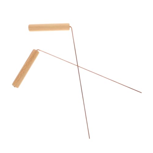 HOOTNEE 2pcs Prospecting Rod Treasure Locating Rods Dowsing Rods Ghost Hunting Rods Paranormal Rods Divining Rods for Spirits Spirit Hunting Rods Amateurs Dowsing Stick Copper