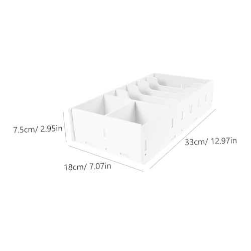 Caja organizadora Artibetter para escritorio blanco miniatura 2