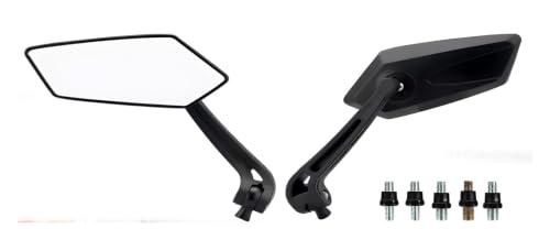 Espejo retrovisor de moto universal 8mm 10mm para cafe racer y dirt bike