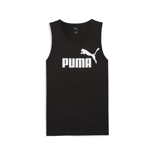PUMA ESS No. 1 Logo Tank Camiseta sin Mangas, Negro Black, XS Unisex Adulto