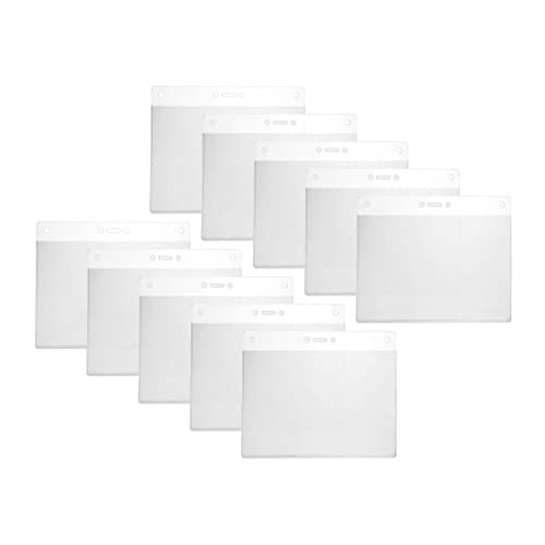 10 x Karteo® Funda para tarjeta y funda protectora polivinilo DIN A6 (105 x 148 mm) horizontalmente Cover