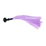 DRESSOOS ヘルメット装飾用耐摩耗直毛ポニーテールヘアアクセサリー 軽量丈夫 鮮やかなカラー選択可能 使いやすい取り付けで なヘルメット