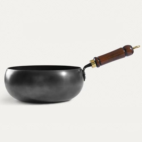 Wok de Hierro con Mango de Madera 28cm miniatura 4