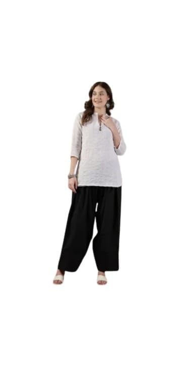 Image of Women's Farsi Salwar - Comfortable & Stylish Ethnic Bottom Wear