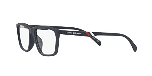 Image of Armani Exchange mens Ax3089u Universal Fit Square Prescription Eyewear Frames