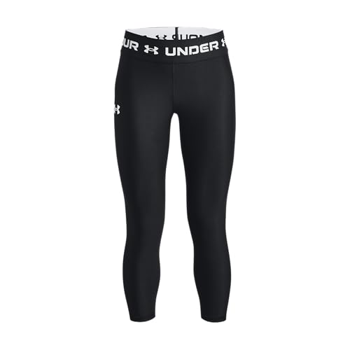 Image of Under Armour Kids Girl's Armour HeatGear Ankle Crop (Big Kids)