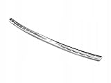 AVISA | Compatible avec Audi A1 Hayon 2018+ | Protection de Pare-chocs Arrière ; Acier inoxydable, Brossé, Argenté ; Protection de Seuil de Coffre pour Protéger Votre Voiture des Rayures