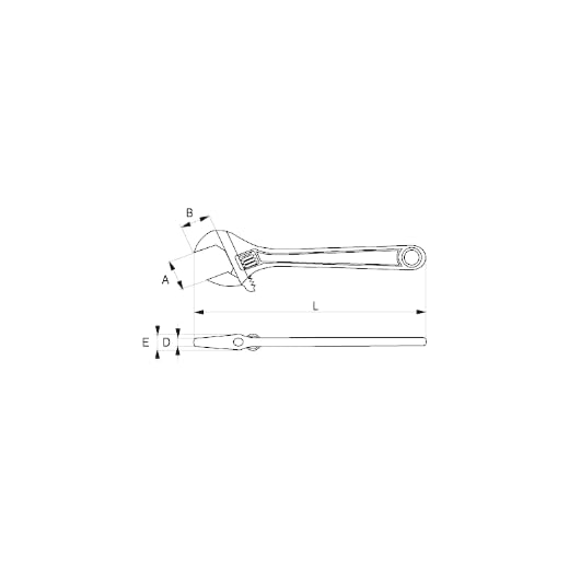 Bahco 5-375-2 - Cle Molette Phos. 15 Pouce
