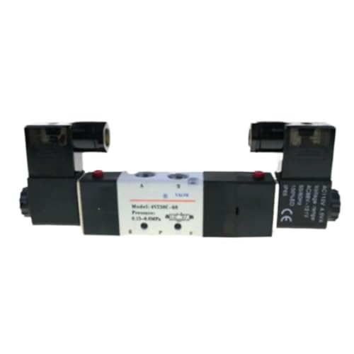 Électrovanne pneumatique double bobine 220V à commutation rapide et haute précision