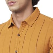Image of Spykar Men's Slim Fit N /A Full Sleeve Striped Casual Shirts