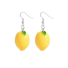 3D Lemon Earrings