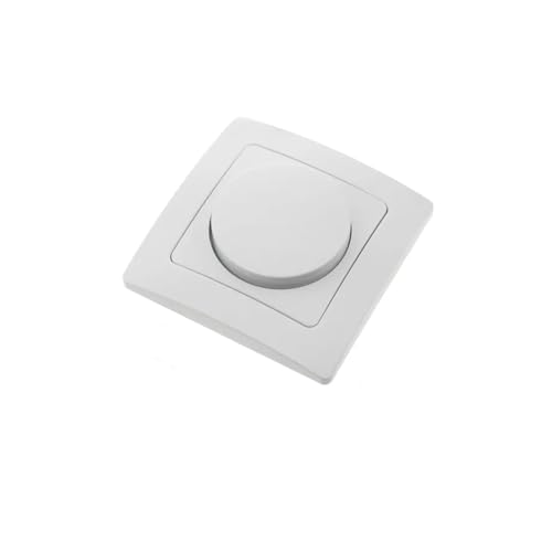 VoltShine Regulador - regulador empotrable de potencia de 20W a 300W, ideal para controlar la intensidad de luz en varios ambientes. *