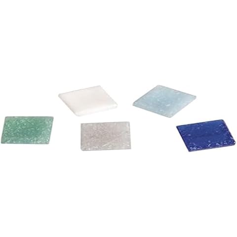 Rayher 2cm Glass Mosaic Tiles, Blue Shades Cover