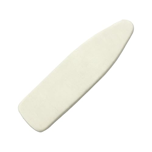 Household Essentials Wide-Top Ironing Board Pad and Cover, Natural Cotton Canvas
