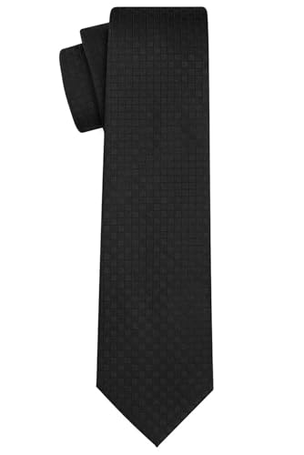KissTies Mens 63'' XL Extra Long Tie Solid Festive Necktie + Gift Box
