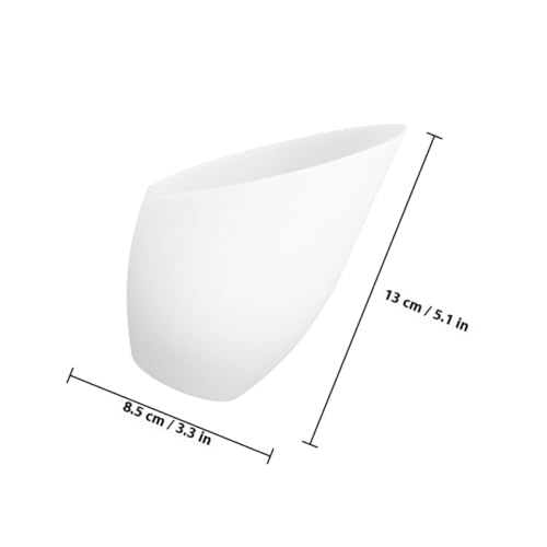 YARDWE 2個 小型プラスチック製ランプシェード開口部 室内照明カバー 耐久性と清掃簡単 家用装飾向け