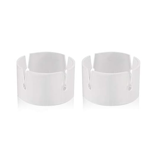 NUOLUX NUOLUX 50pcs globo arco conectores Clip anillo hebilla globo flor para la decoración de la boda del partido