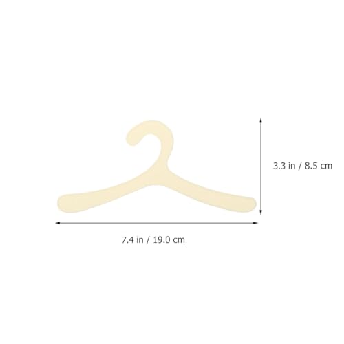 BESTonZON 10 pièces Cintres Plastique pour Animaux de Compagnie Ensemble de Cintres pour Vêtements Chien et Costumes et Vêtements Animaux – Image 3