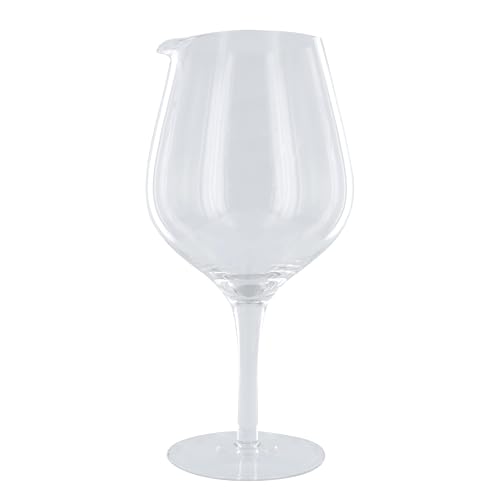 COOK CONCEPT Saveur & Dégustation Caraffa per Vino in Vetro con Gambo Gigante