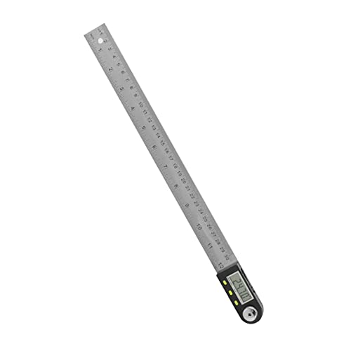 Règle rapporteur numérique outil mesure angle acier pour artisan - 5