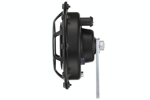 HELLA 003399071 Supertone 24V High Tone Horn with Black Protective Grill, Single Horn