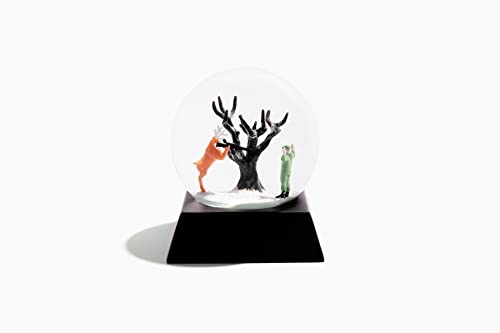 Bambi's Revenge Snow Globe Weird Deer Snow Globe Stalking Hunter Gifts for Men - Handmade, Unusual Gift Snowglobe